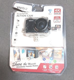 Vivitar Capture Cam 4K Dual-Screen Action Camera Black (DVR922HD-BLK-WM OPEN BOX