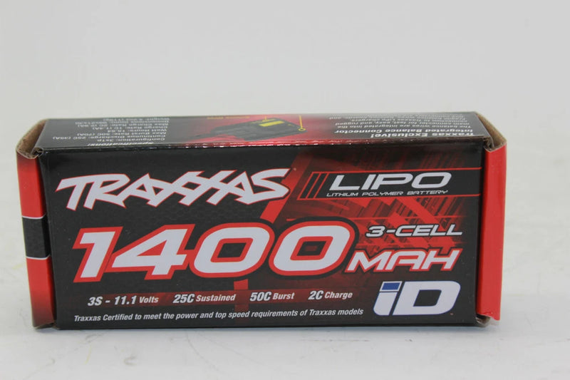 Traxxas TRX 2823 X LIPO 1400mAh 11.1V 3 Cells 25C ID Connector E-Revo 1:16 NEW Battery