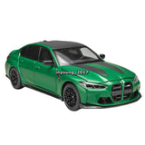 1/24 M3 CS LCI Sedan Model Car Diecast Toy Vehicle Kids Toys Boys Gifts Green Battery