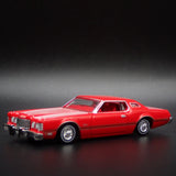 1973 73 FORD THUNDERBIRD LOWRIDER RED 1:64 SCALE COLLECTIBLE DIECAST MODEL CAR