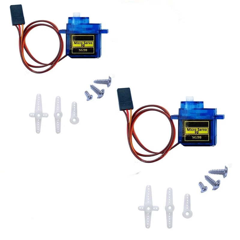 2PCS SG90 Servo Motor Micro Servo 9G Servo Motor for RC Robot Arm Helicopter ...