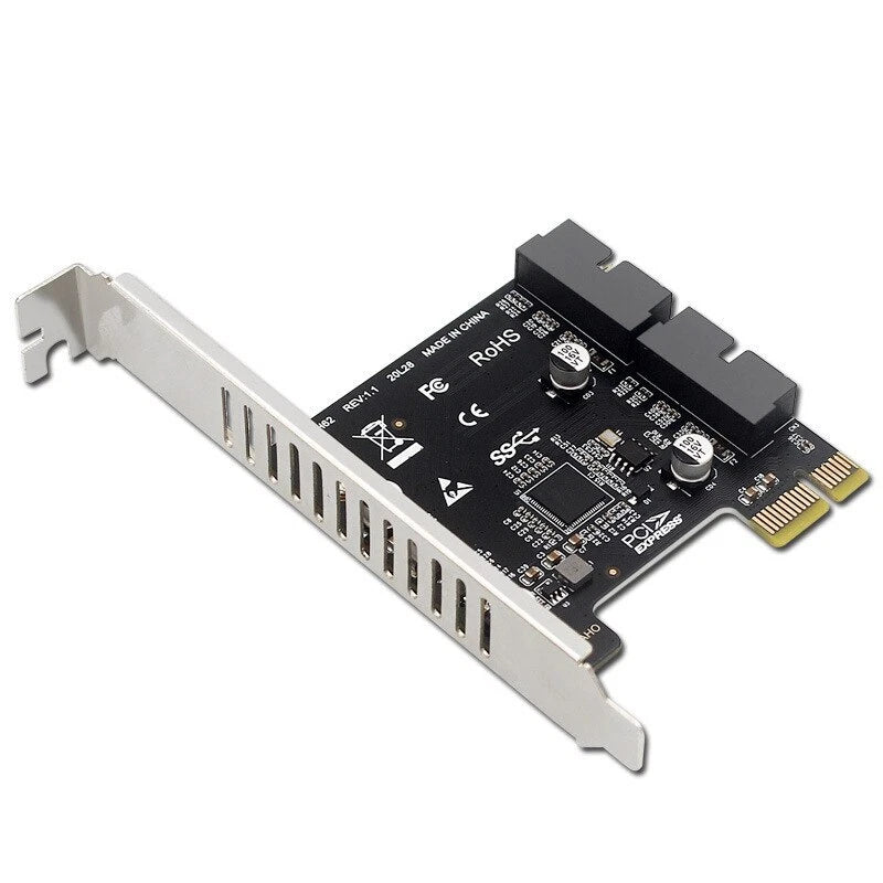 Add Powerful Connectivity to Your Desktop with PCIE TO Dual 19pin/20pin CARD