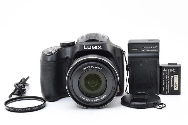 Panasonic Lumix FZ70 Digital Camera 60x Optical Zoom Black Used From Japan