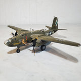 Vintage USAF A-20G White Wing Bomber Plane Plastic Model 1:72 A-20 Havoc