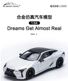 Almost Real LEXUS LC500 White 1/64 Diecast Alloy Model Car