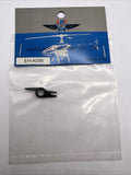 RC helicopter awning part, small black plastic piece in sealed bag
