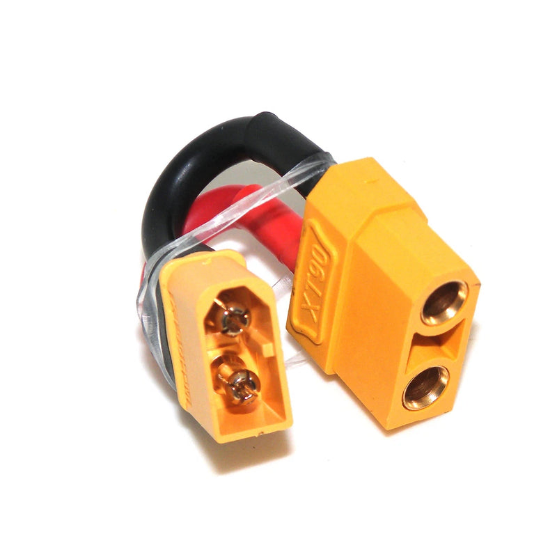 Lipo Battery Adapter XT60 Male to XT90 Female High Temperature Wire Cable