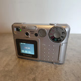 Vintage Fujifilm MX-1200 Digital Camera 1.3MP Silver Compact CCD Retro Photo