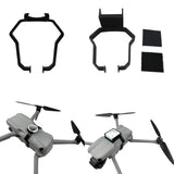 Drone GPS mounting bracket kit with gray clamp and black support frame pieces
