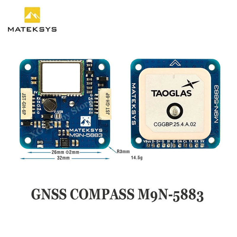 MatekSys M9N-5883 GPS Compass for UAV FPV Drone Quadcopter GNSS Module