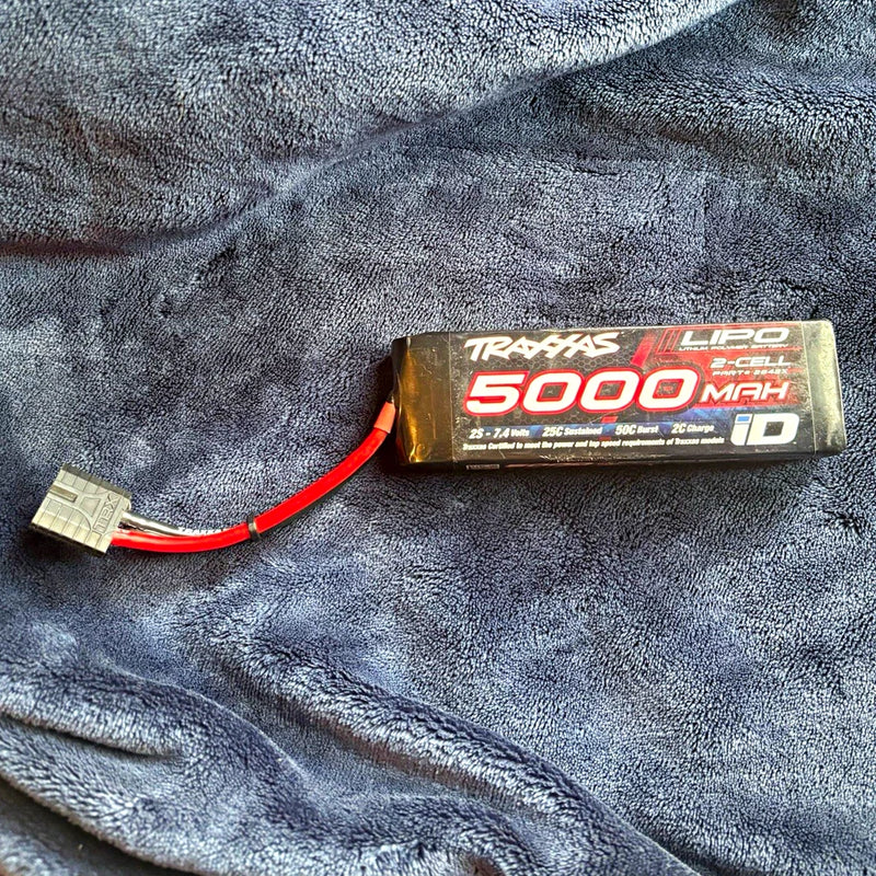 Traxxas iD LiPo 2S 7.4V 5000mAh 2-Cell Battery Pack for 1:10 RC 2842X Battery