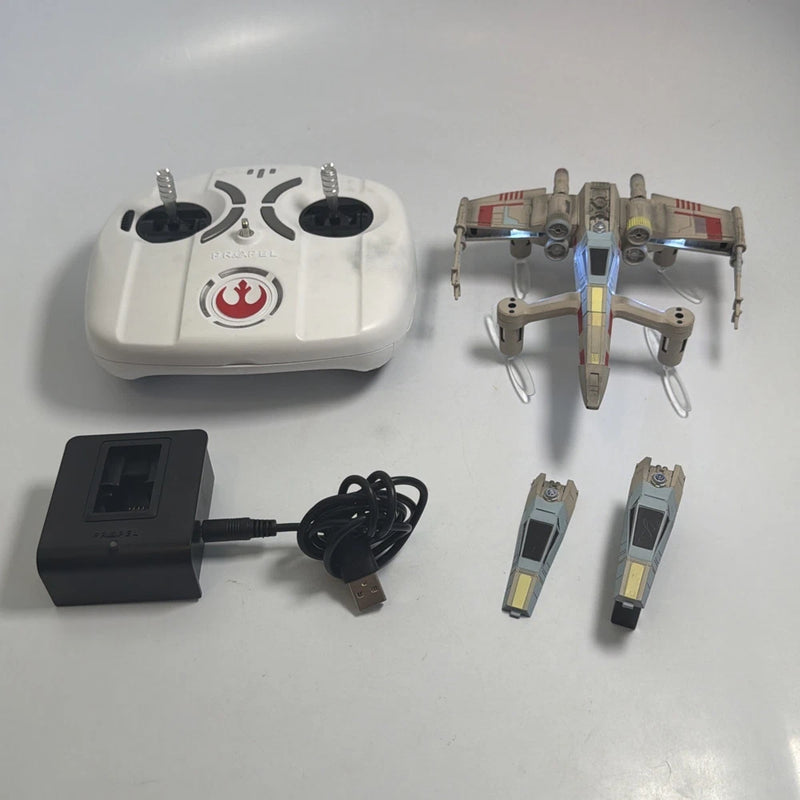 Propel T-65 X-Wing battle drone bundle with controller and two spare batteries