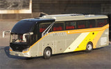 1:42 Golden Dragon Higer Tourist Bus Diecast Model Car Gold Gifts Hobby Display