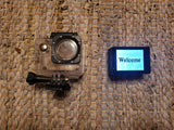 Two SJ9000 WIFI 1080P 4K Ultra HD Sport Action Camera with waterproof mounting