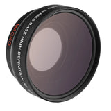 Opteka 0.43x Wide Angle Macro Lens for Fuji XC 50-230mm OIS, XF 18-55mm R LM OIS