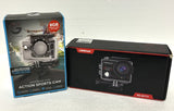 CamPark Xtreme I+ UHD 4K/ Smartgear action Camera w/ accessories Working!