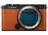 Panasonic LUMIX S9 Body Only Jet Black x Camel Orange Leather
