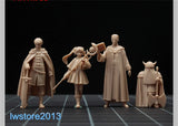 4pc 1/64 Anime Man Girl Scene Props Miniatures Figures Model For Cars Vehicles