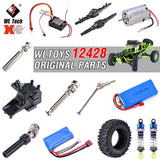 RC receiver main board with 540 motor, LiPo battery pack, wiring, and tires