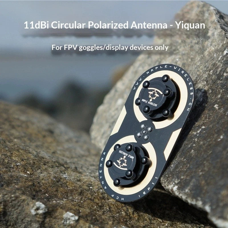 Maple Leaf Sandwich V2 11dBi Circular Polarized FPV Antenna, RC Drone