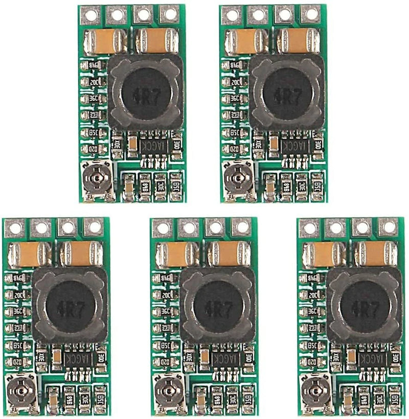 5PCS Mini DC-DC 12-24V To 5V 3A Adjustable Step Down Module Buck Converter NEW