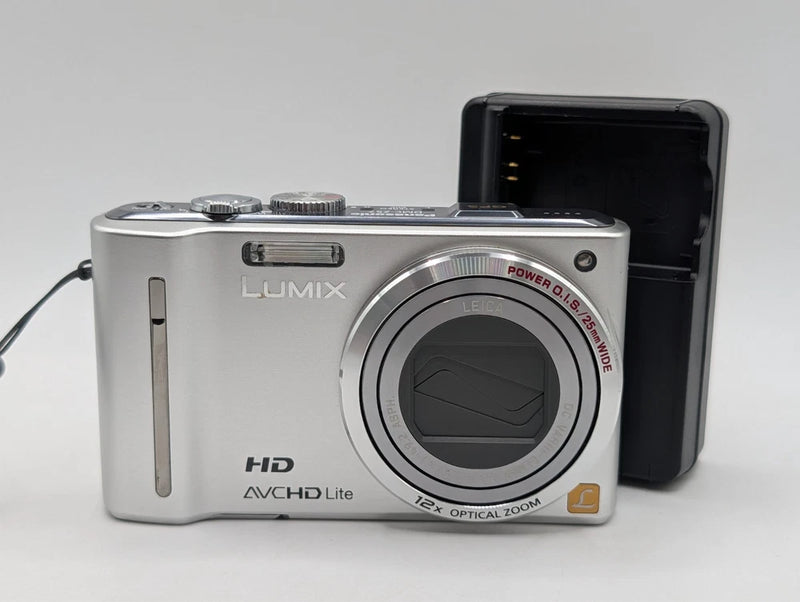 Panasonic Lumix DMC-ZS7 12MP Digital Camera Tested W/ Battery Charger & SD Card