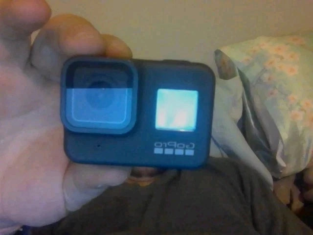 GoPro HERO8 Black action camera with front touchscreen display and protective lens cover