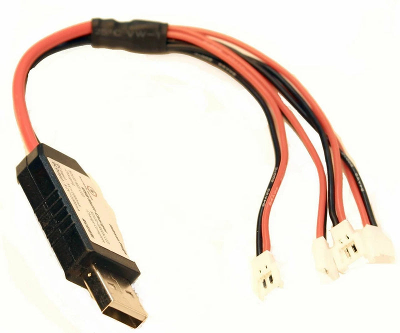 Racers Edge 1691 USB Multi-Charger for Charging Up To 4 1S Lipo Batteries with H Battery