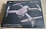 2.4 Remote Control Micro Foldable Drone Black Ages 14+