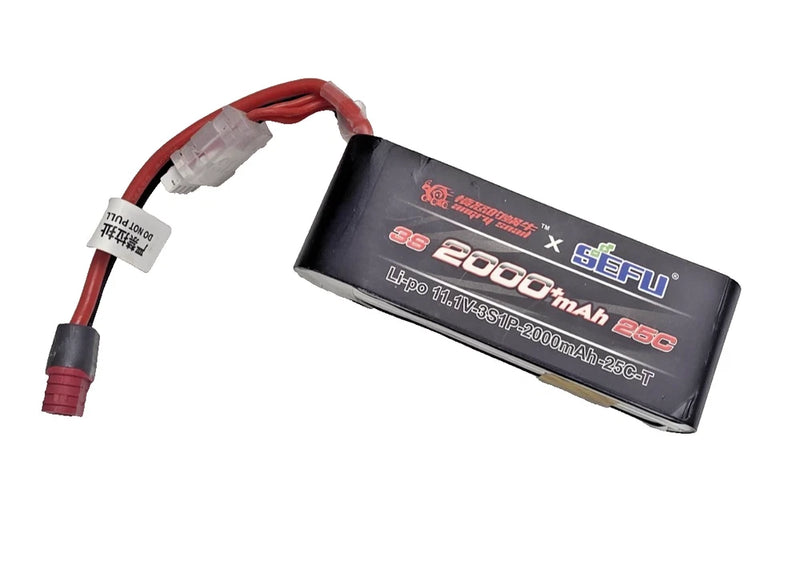 HYPER GO 14209/14210 3S 2000MAH 25C LIPO UPGRADE BATTERY 11.1V, NEW