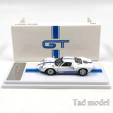 Findclassically 1:64 Ford GT40 MKI white streetcar alloy car model collection