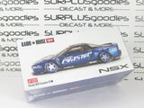 Blue Honda NSX VTEC die-cast car model in sealed retail box, Kaido House branding