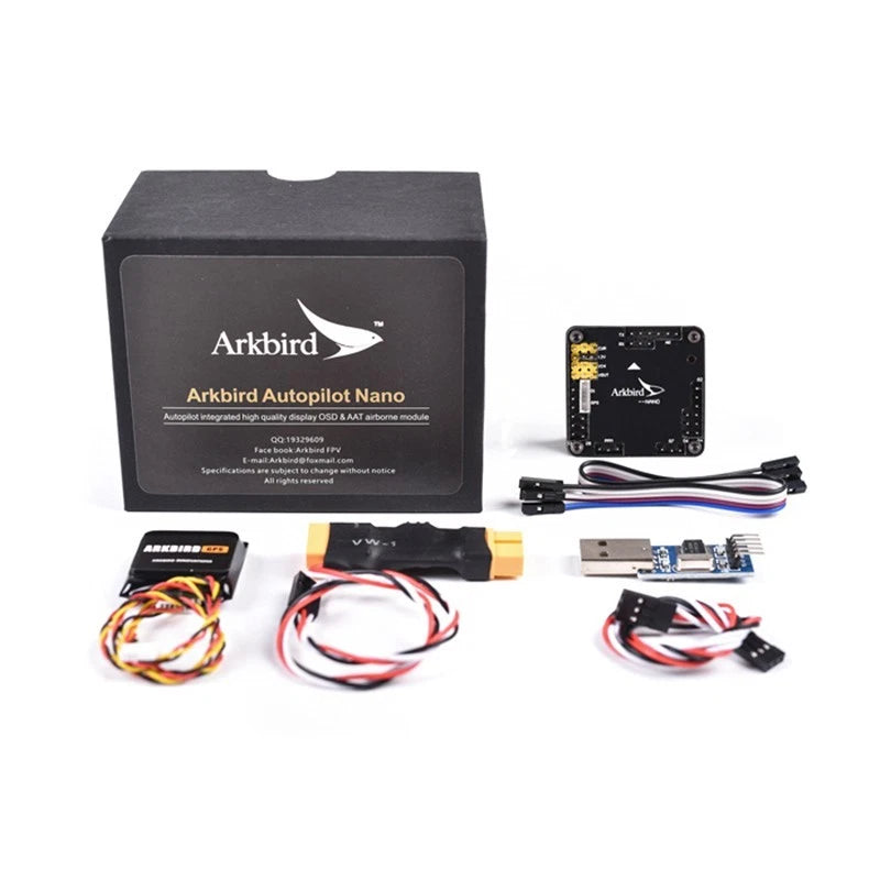 Arkbird-Nano RC Autopilot for Small FPV XT60 Plug+Full Kit (Control+GPS+Sensor)