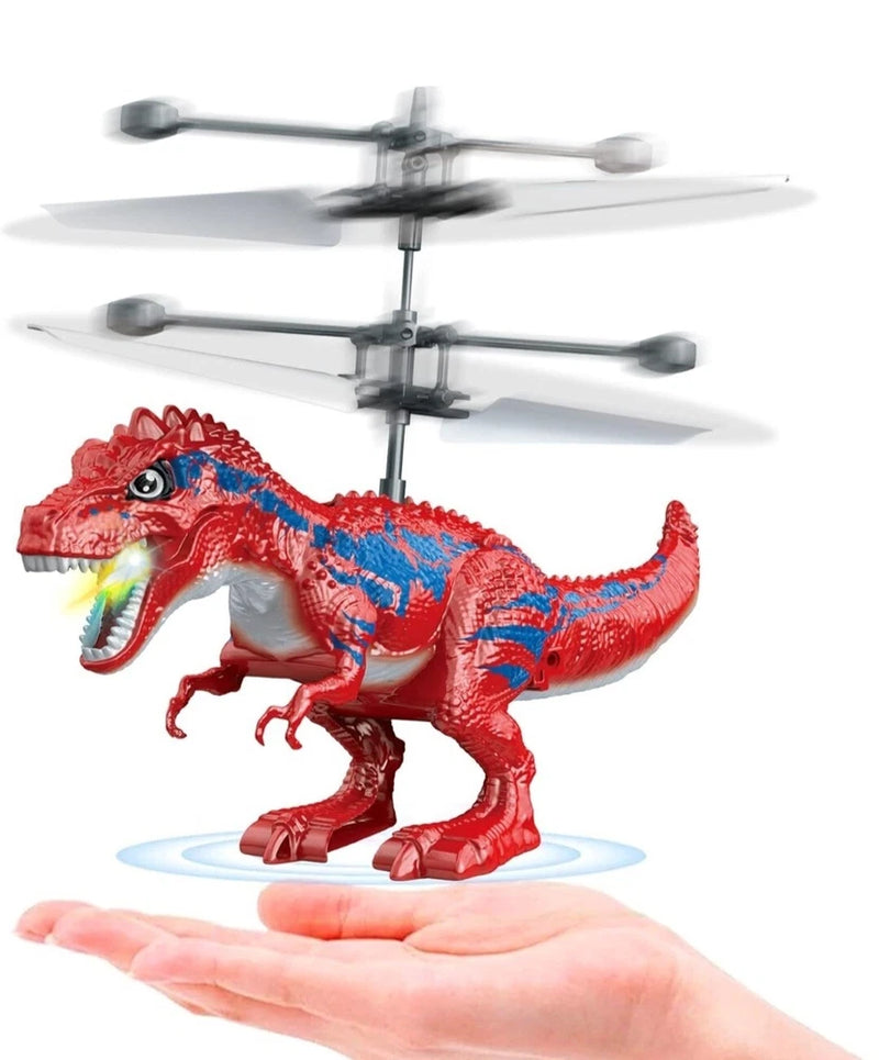 Dinosaur Toys, Boys LED Helicopter Flying Drone Indoor Outdoor Games New