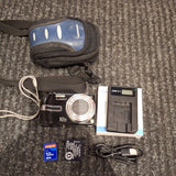 Panasonic Lumix DMC-TZ3 Digital Camera 10x Optical Zoom Black, SD Card, Charger
