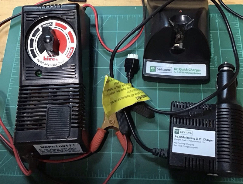 Hitec Nicad Timer CG-84S Charger Parkzone Field/Car Charger Lipoly Battery