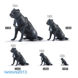 Police Dog Animal Scene Props Miniatures Figures Model For Cars Vehicles Toys