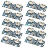 10X Type-c input Dual USB output Power Boost module 2.4A Power Bank DIY board 5V