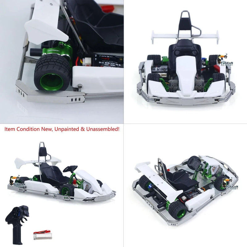 JD Model Plastic 1/10 Racing Car KIT 4*4 RC Servo Radio Gifts for Adult No Light