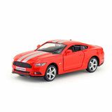 1:36 Ford Mustang Model Car Metal Diecast Toy Cars 2 Doors Open Pull Back Red