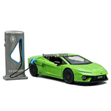 1:32 Lamborghini Temerario EV Toy Car Model Diecast Doors Open Pull Back Green