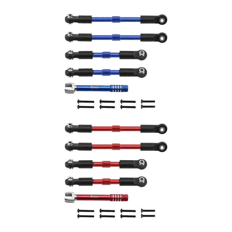 Turnbuckle Pull Rods for 1/10 RC Car Steering Linkages for Ara3537 Ara3230S