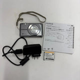 FUJIFILM FX-JX690S Silver Compact Digital Camera Tested Working Japan