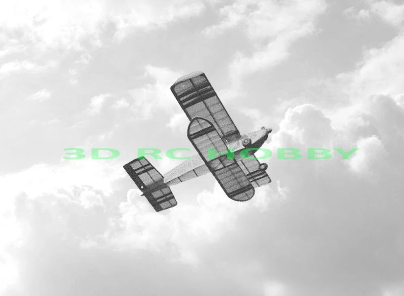 Breezy Biplane 38" WS RC Airplane Laser Cut Balsa Ply Short Kit + Plans