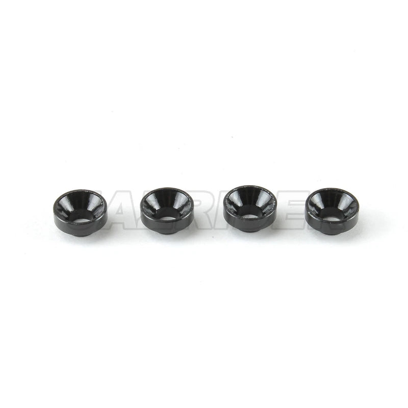 Jazrider Aluminum Servo Washer(Black,4pcs) For RC Car Buggy Crawler Truck Truggy