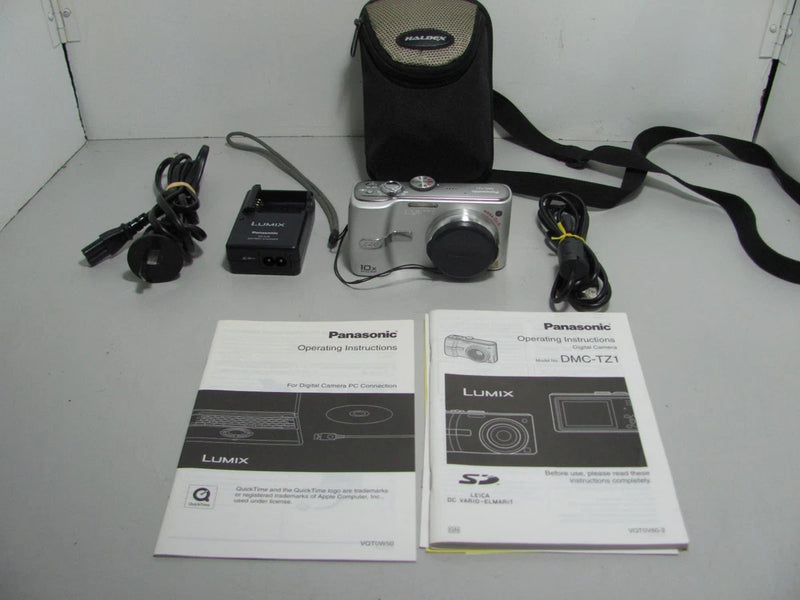 Panasonic Lumix DMC-TZ1 Digital Camera 5 MP 10x Optical 2GB SD Card Exc Cond