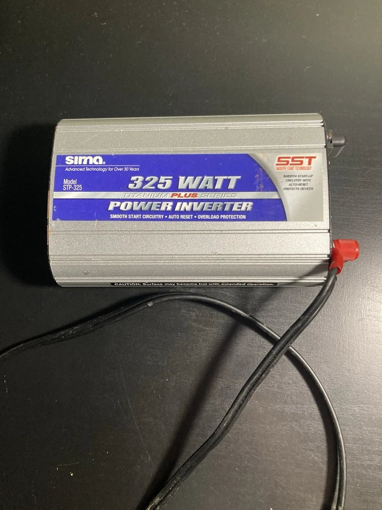 Sima Dual-Outlet 324 Watt Power Inverter (Model: STP-325)