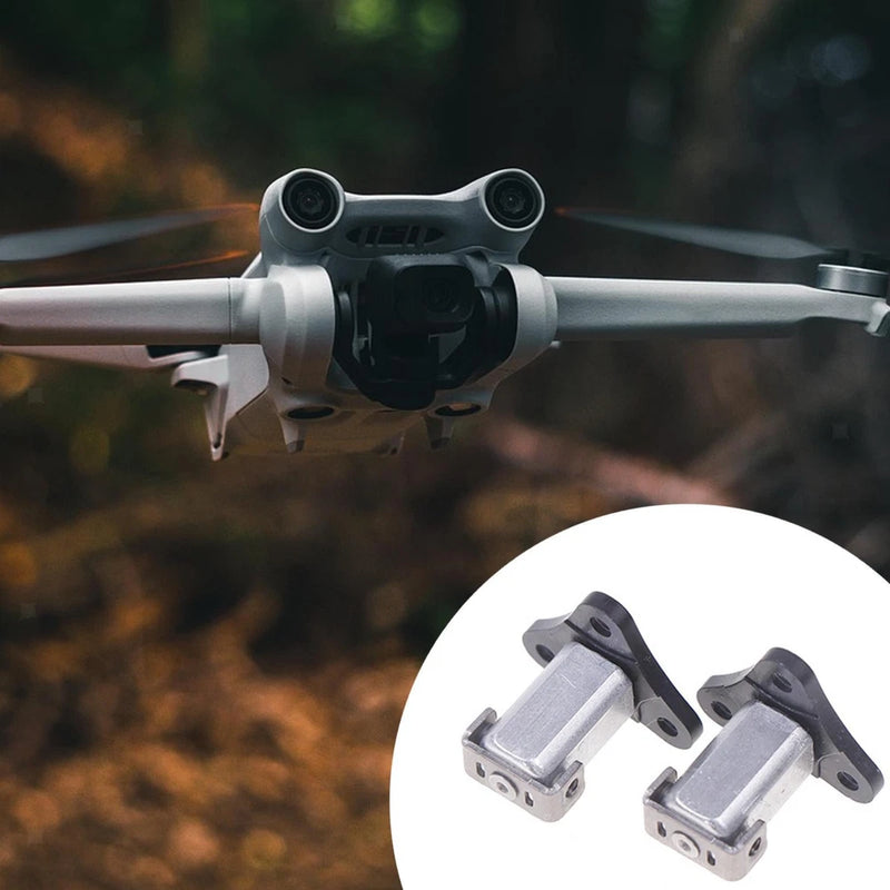 Pair of gray arm axis hinge brackets, accessory spare parts
