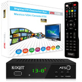 ATSC TV Tuner Digital Converter Box for tv Recorder USB Media Player Analog HDMI