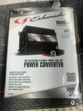 New Schumacher SI1000 1000W Portable Power Converter Inverter 12V DC to 120V AC